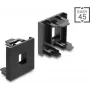 Delock Easy 45 θήκη μονάδας Keystone 45 x 45 mm μαύρη 81669