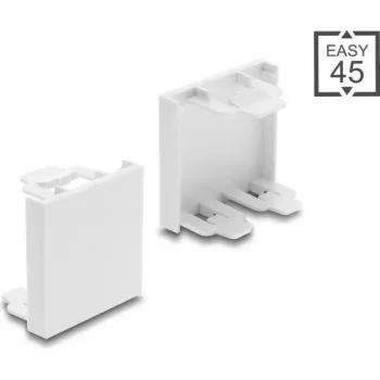 Delock Easy 45 Modul Τυφλό Κάλυμμα 45 x 45 mm Λευκό (81676)