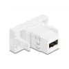Delock Easy 45 Module EASY-USB 2.0 Type-A θηλυκή υποδοχή σε EASY-USB Type-A θηλυκή υποδοχή Λευκό 90866