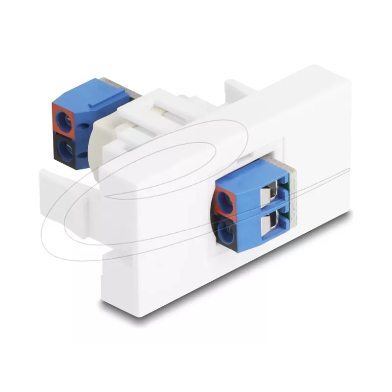 Delock Easy 45 module μπλοκ ακροδεκτών σε λευκό (90912)