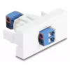 Delock Easy 45 module μπλοκ ακροδεκτών σε λευκό (90912)