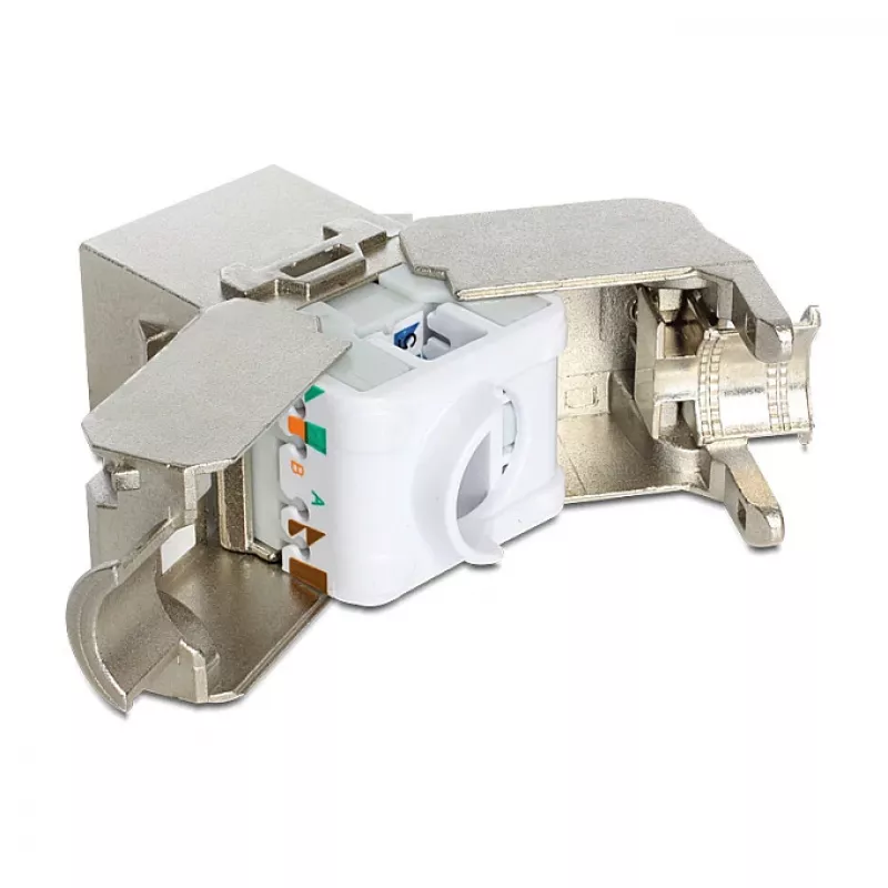 Delock Keystone module RJ45 υποδοχή θηλυκή σε LSA Cat.6A STP