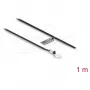 Delock καλώδιο αισθητήρα θερμοκρασίας NTC thermistor M4 σπείρωμα 10 kOhm 3977 K 1 m επίπεδο PVC 2 ανοιχτά άκρα