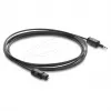 Delock Καλώδιο οπτικού ήχου – Mini TOSLINK 3.5mm σε TOSLINK, 2m, μαύρο