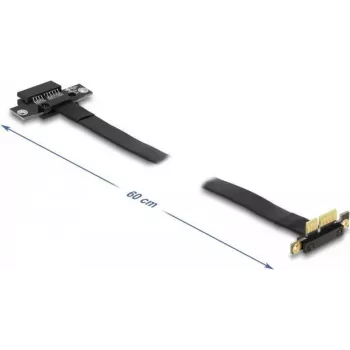 Delock Κάρτα PCI Express x1 Riser με βύσμα υπό γωνία 90° και καλώδιο 60 cm