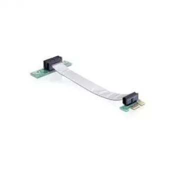 Delock PCI Express x1 σε x1 κάρτα Riser με εύκαμπτο καλώδιο, 13 cm, αριστερή κατεύθυνση