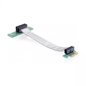 Delock PCI Express x1 σε x1 κάρτα Riser με εύκαμπτο καλώδιο, 13 cm, αριστερή κατεύθυνση