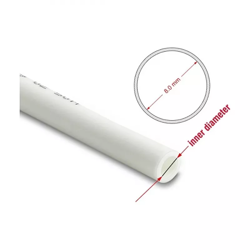 DELOCK πνευματικός σωλήνας 12 x 8 mm ρολό 50 m λευκό