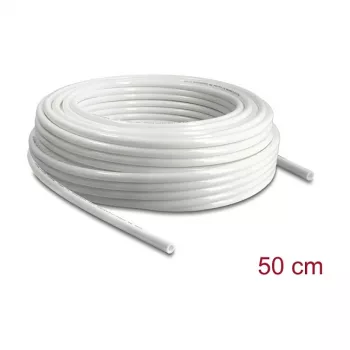 DELOCK πνευματικός σωλήνας 12 x 8 mm ρολό 50 m λευκό