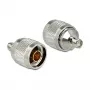 DeLOCK RF Προσαρμογέας N Plug σε SMA Jack 50 Ohm