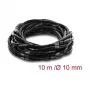 Delock Σπιράλ σωλήνας 10 mm διάμετρος 10 m Μαύρο