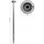 DELTA BR-60X120 Τηλεσκοπική βάση οροφής για κάμερες CCTV, 710–1220 mm, Λευκό