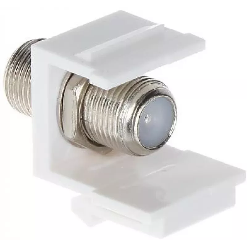 DELTA FX-F1 Μονάδα Keystone οπτικών ινών, Προσαρμογέας SC Simplex/LC Duplex, Λευκό