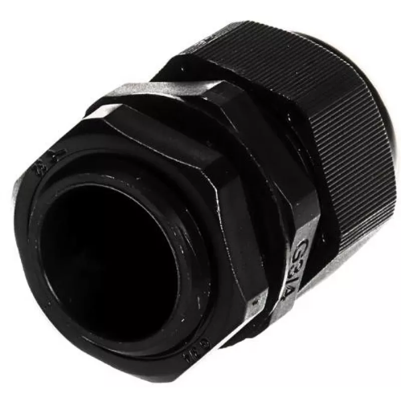 DELTA μονωμένος στυπιοθλίπτης καλωδίου G3/4-SCHWARZ IP68 3/4