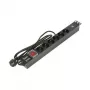 DELTA Πολύπριζο 6 υποδοχών Schuko PD-6/R-USB