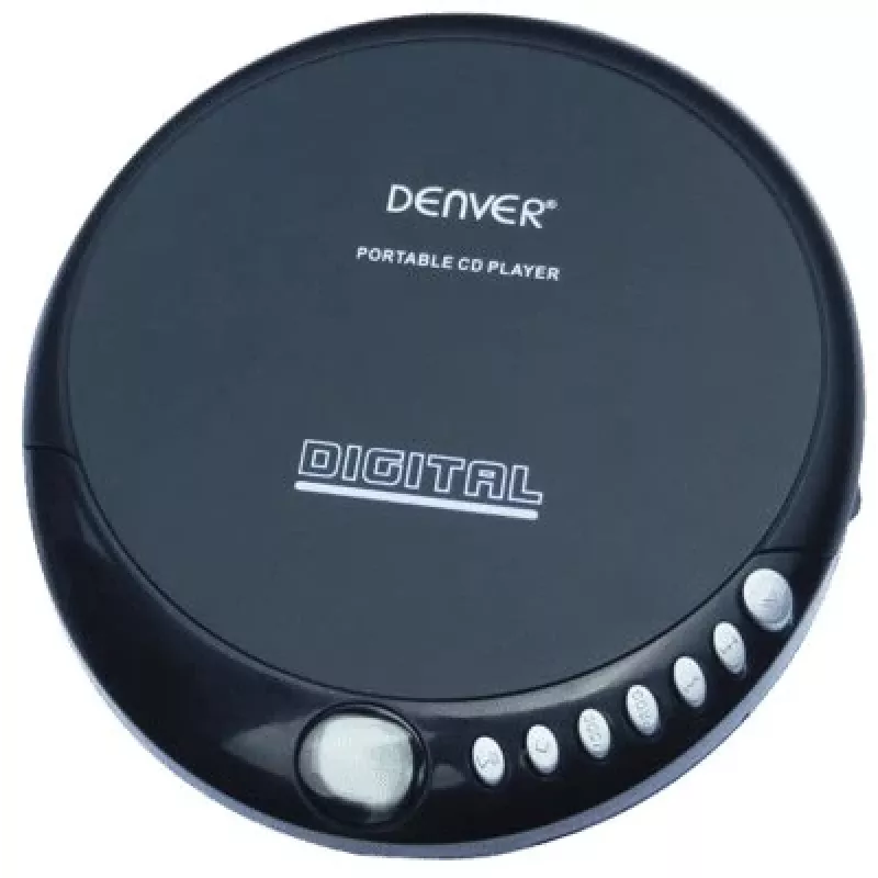 Denver DM-24 φορητό CD player με ακουστικά, μαύρο