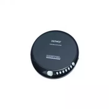 Denver DM-24 φορητό CD player με ακουστικά, μαύρο