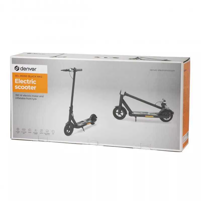 Γρήγορο ηλεκτρικό πατίνι Denver SEL-85360FB, 8,5", 350 W, μαύρο