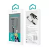 Devia 2-in-1 Καλώδιο USB-C σε Lightning Lanyard 1,2m 27W Μαύρο