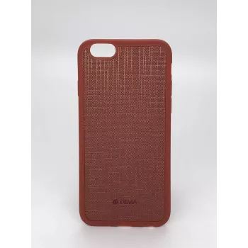 Devia Apple iPhone 6/6s Jelly Slim Leather Case καφέ
