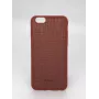 Devia Apple iPhone 6/6s Jelly Slim Leather Case καφέ