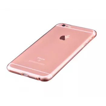 Devia Apple iPhone 6/6s Naked Διάφανη Θήκη Πλάτης Ροζ Χρυσό