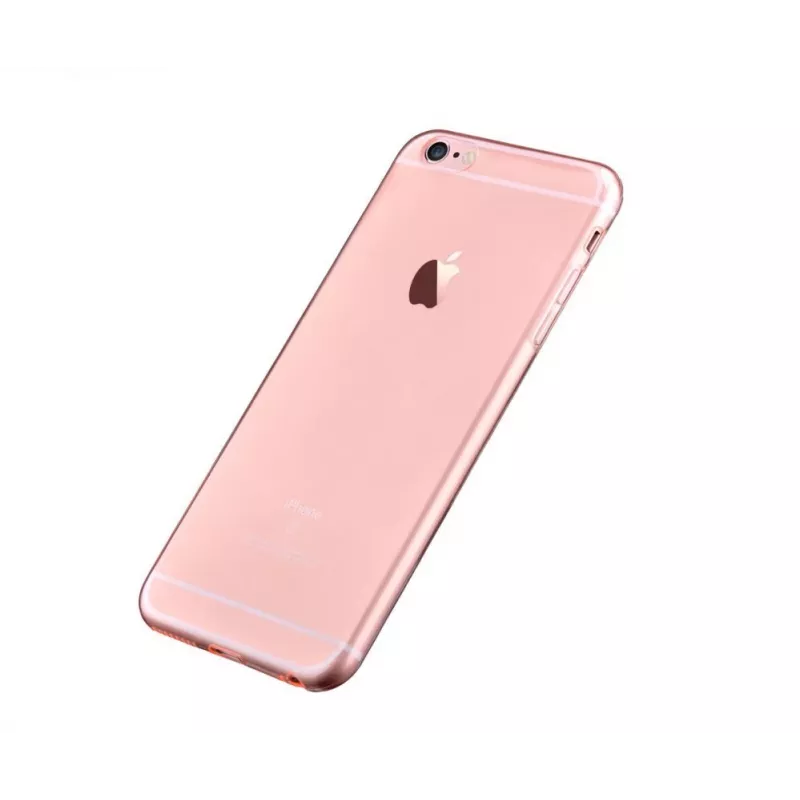 Devia Apple iPhone 6/6s Naked Διάφανη Θήκη Πλάτης Ροζ Χρυσό