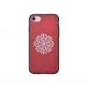 Devia Apple iPhone 7/8 Θήκη με Κέντημα Λουλούδι Κόκκινο
