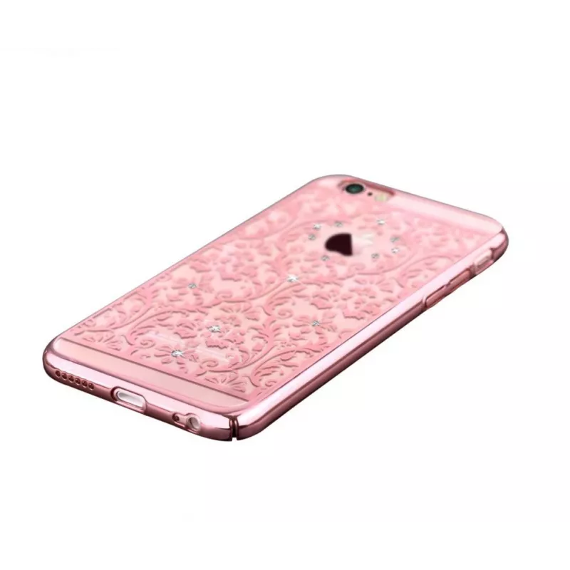 Devia Apple iPhone 7 Baroque με Swarovski Rose Gold Πίσω Όψη