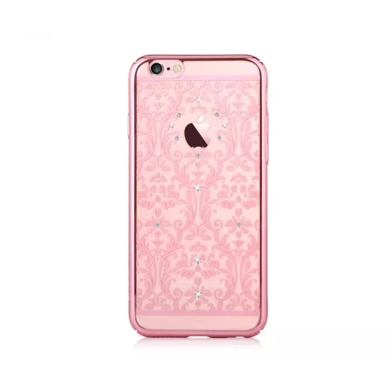 Devia Apple iPhone 7 Baroque με Swarovski Rose Gold Πίσω Όψη