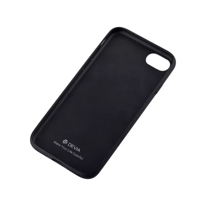 Devia Apple iPhone 7 Plus/8 Plus Θήκη με Κέντημα Λουλουδιών Μαύρο