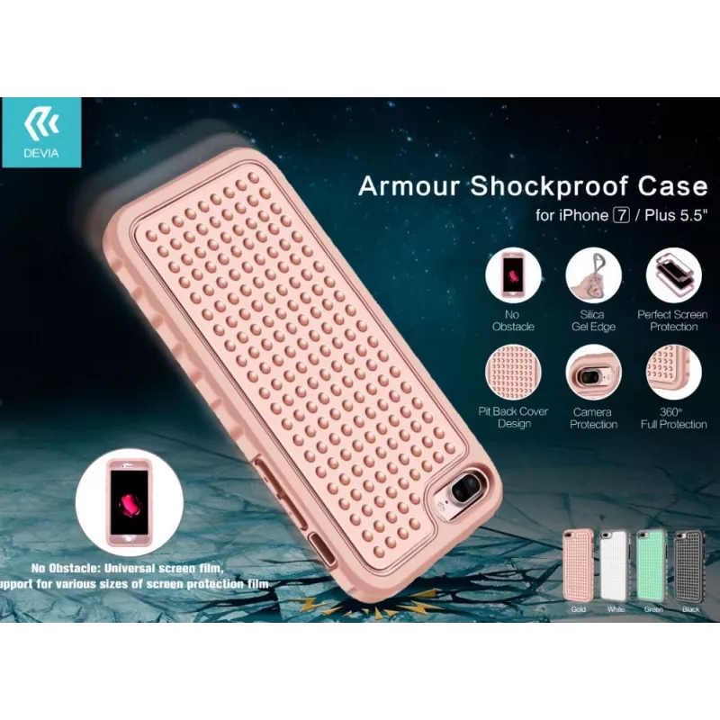 Devia Apple iPhone 7 Plus Armor Shockproof θήκη πράσινο