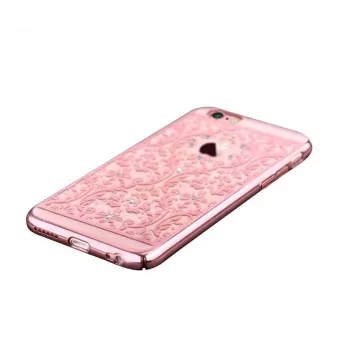 Devia Apple iPhone 7 Plus Baroque με Swarovski Roségold Θήκη Προστασίας