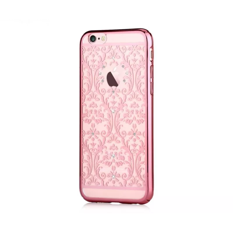 Devia Apple iPhone 7 Plus Baroque με Swarovski Roségold Θήκη Προστασίας