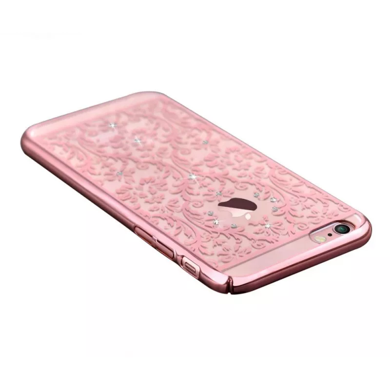 Devia Apple iPhone 7 Plus Baroque με Swarovski Roségold Θήκη Προστασίας