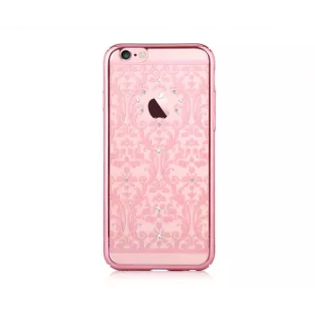 Devia Apple iPhone 7 Plus Baroque με Swarovski Roségold Θήκη Προστασίας