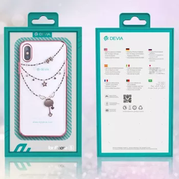 Devia Apple iPhone X Crystal Shell Θήκη Μαύρο