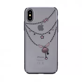 Devia Apple iPhone X Crystal Shell Θήκη Μαύρο