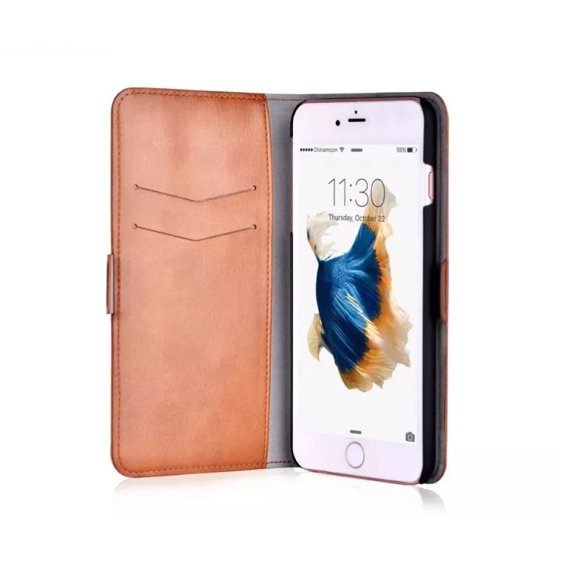 Devia Apple iPhone X Θήκη Magic 2 σε 1 Καφέ