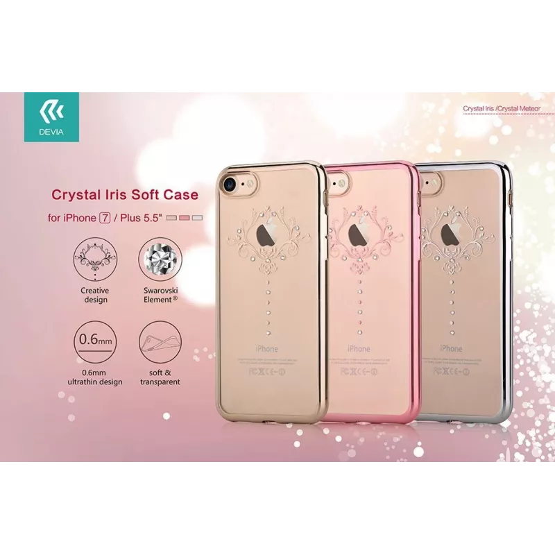 Devia Θήκη Crystal Iris Soft για Samsung Galaxy S8 Plus - Μαύρο