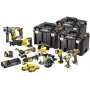 DEWALT 18V XR Σετ συνδυασμού 10 τεμ. - 4x5Ah