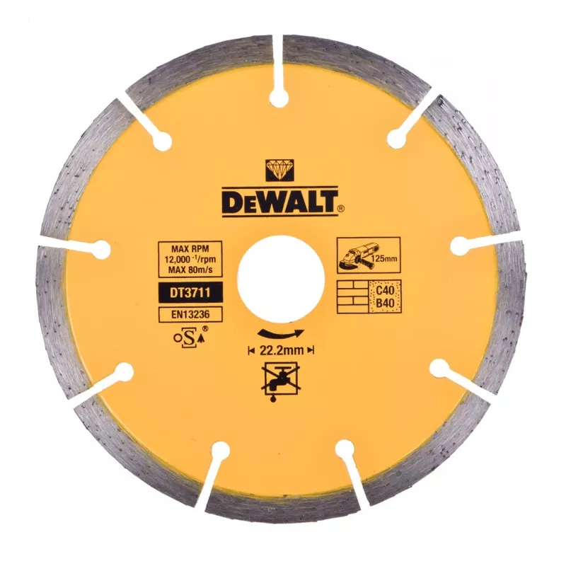 DEWALT DWE46107 125 mm γωνιακός τροχός με προφυλακτήρα σκόνης 1400 W