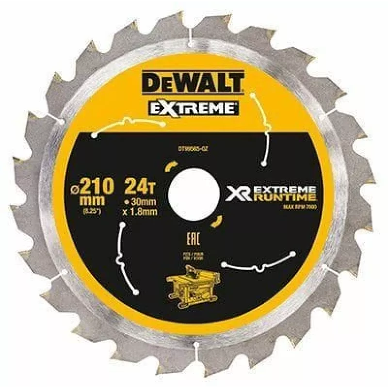 DEWALT Xtreme Runtime 210mm x 30mm 36T Δίσκος Πριονιού