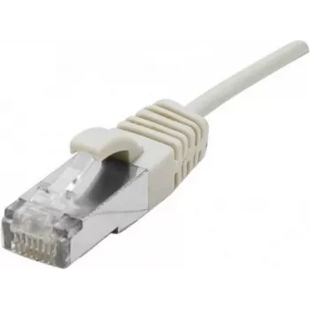 Dexlan Cat. 6A S/FTP (PiMF) εξαιρετικά λεπτό καλώδιο patch χωρίς αλογόνα με προστασία γλωττίδας, γκρι, 3,0 m 858704