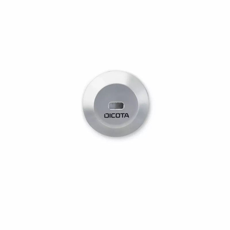 DICOTA Πλάκα αγκύρωσης κλειδαριάς laptop για T-Lock, ασημί D32052