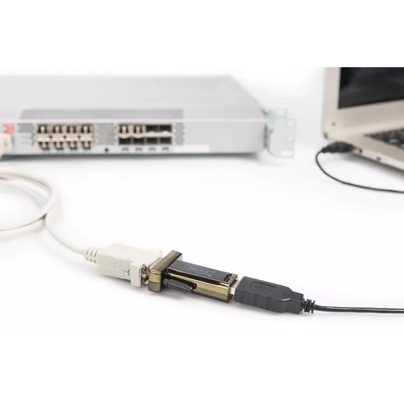 DIGITUS DA-70156 Προσαρμογέας USB 2.0 σε RS232 Σειριακό, 1,5 m, Μαύρο