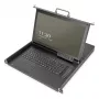 DIGITUS Modular Console 17 ιντσών HD LCD, 16-Port VGA KVM, γερμανικό layout πληκτρολογίου