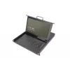 DIGITUS Modular HD LCD Κονσόλα KVM με 17 inch TFT, 16-Port CAT 5 Σύνδεση KVM, Touchpad, Γερμανικό Layout Πληκτρολογίου