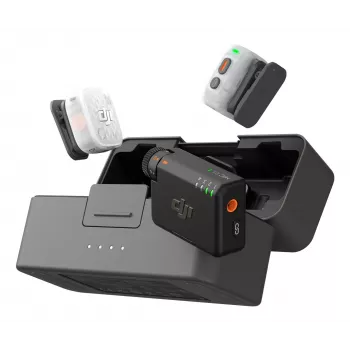 DJI Mic Mini 2S Ασύρματο σύστημα μικροφώνου (2 πομποί + 1 δέκτης + θήκη φόρτισης)