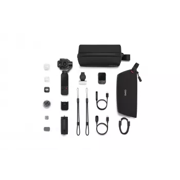 DJI Osmo Pocket 4P Vlog Combo 4K Κάμερα, Μαύρο
